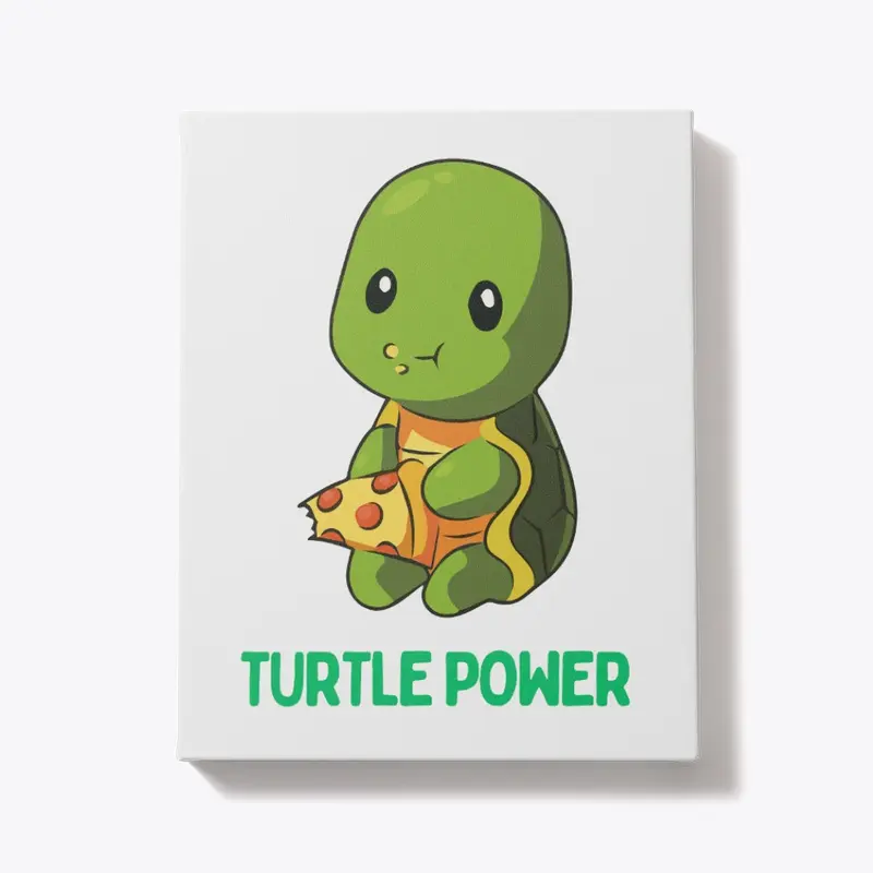 Turtle Power | Kid's Canvas Portrait
