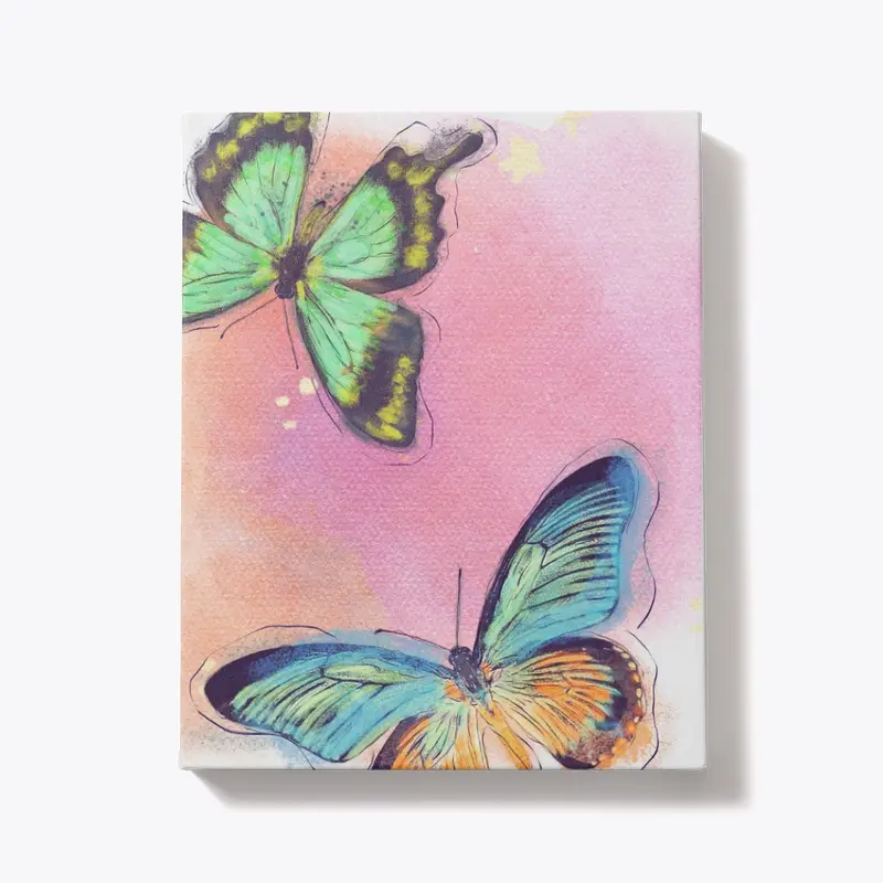 Beautiful Butterfly | Portrait Canvas