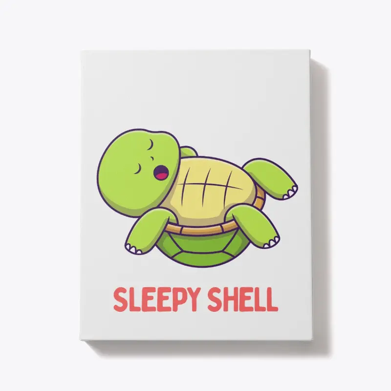 Sleepy Shell | Best Canvas Gift for Kids