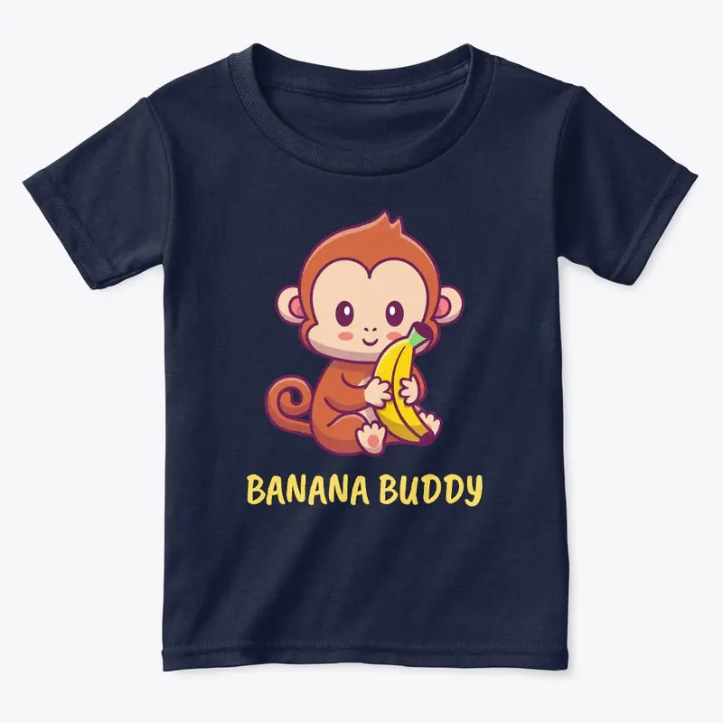 Banana Buddy | Cute Tee for Kids