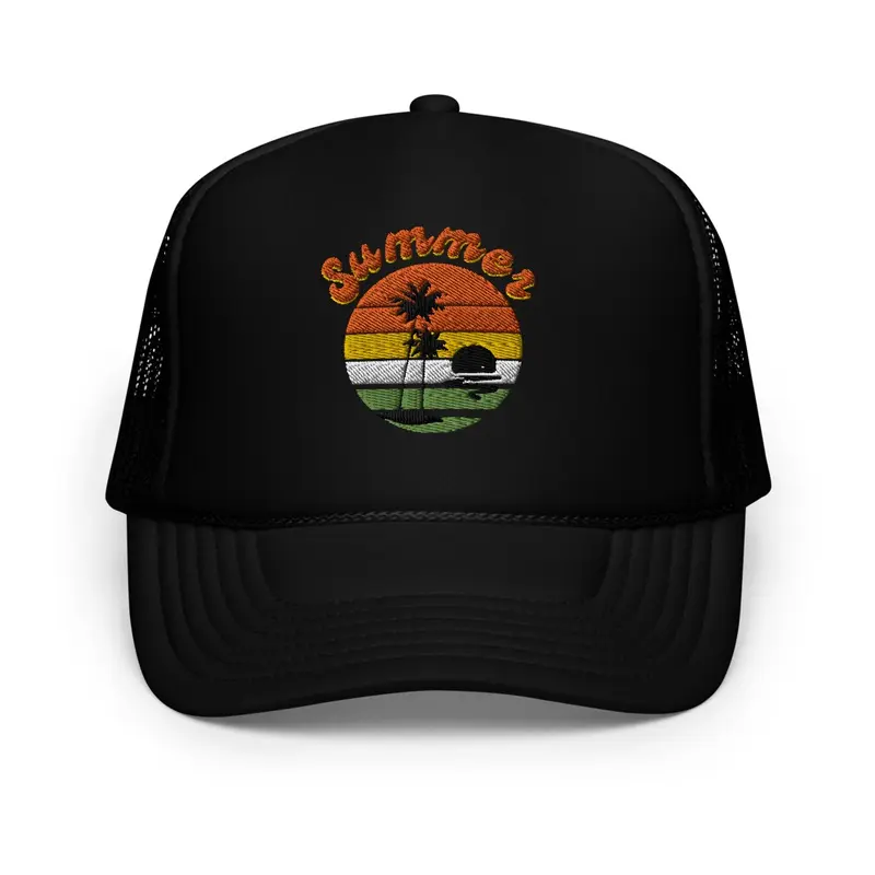 Black Summer Hat | Best Gift for Summer