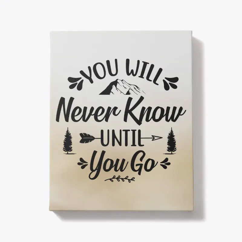 You Will Never Know | Portrait Canvas