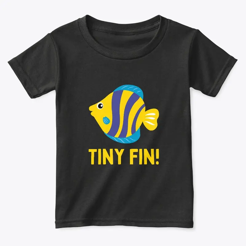 Tiny Fin! - Little Fish T-Shirt for Kids