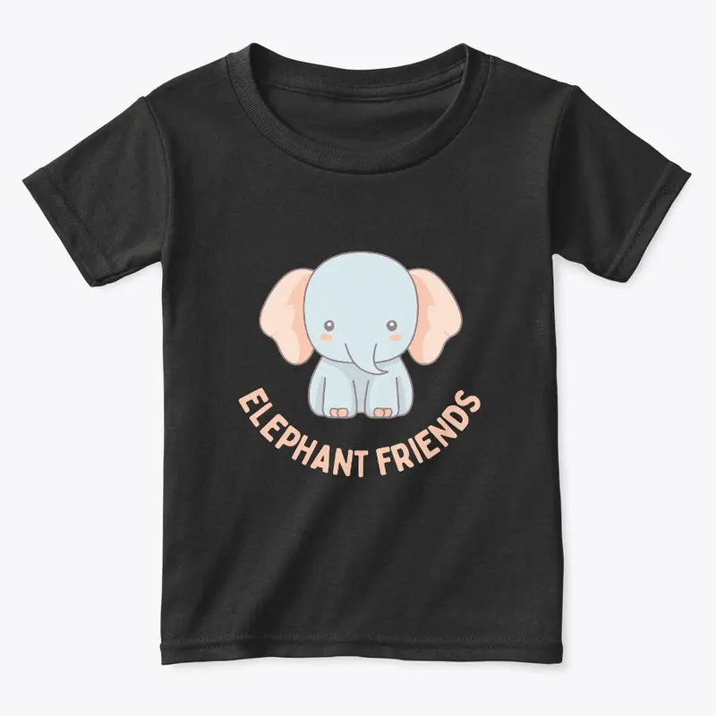 Elephant Friends | Cute T-Shirt for Gift