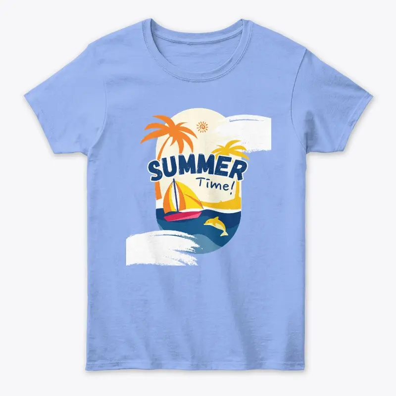 Summer Time! | Women's Beach T-Shirt