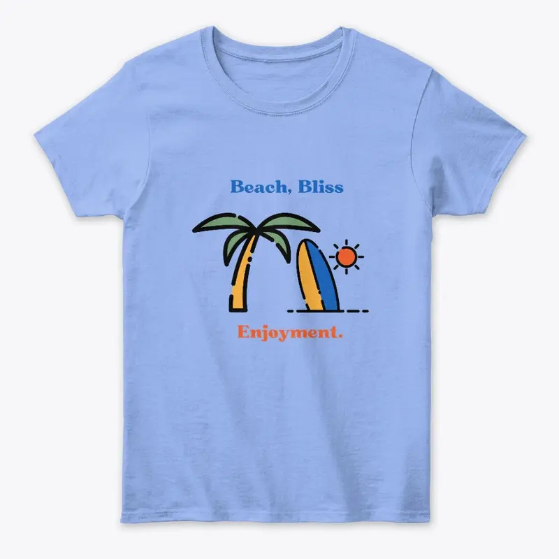 Beach, Bliss | Women's T Shirt