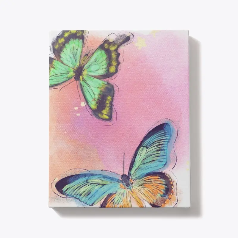 Beautiful Butterfly | Portrait Canvas