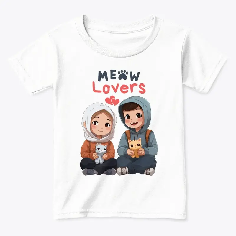 Meow Lover - Classic Tee Gift for Kids