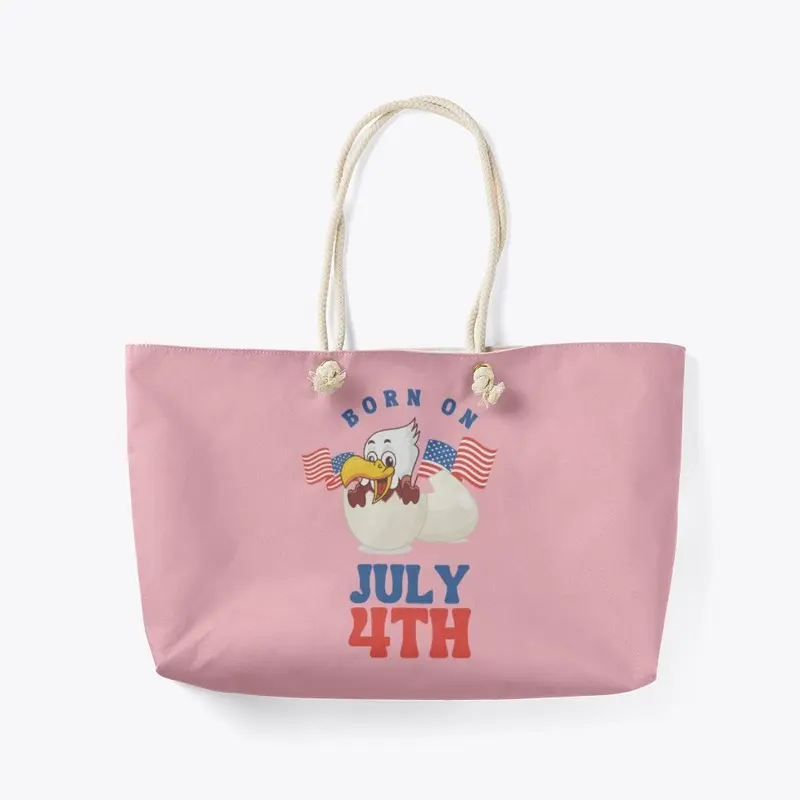 Born on July 4th | Tote Bag